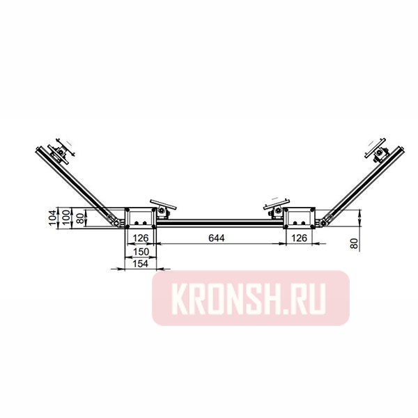 Кронштейн для 4 мониторов ARTKRON 410G
