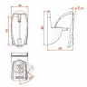 Кронштейны для колонок Electriclight КБ-01-3 (черный)