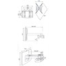 Кронштейн для проектора ARTKRON LT-30 (38-66 см)