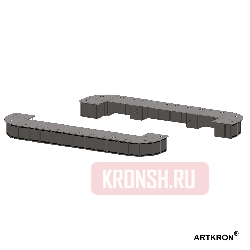 Стол пульт для операторов и диспетчеров ARTKRON Winner-8340