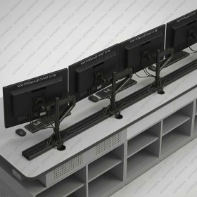 Монтажная шина ARTKRON MT‑310, на столешницу с 3 кронштейнами