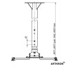 Кронштейн для проектора ARTKRON Pro PRG-610XL