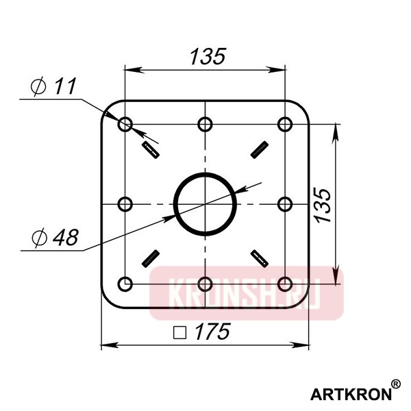 Кронштейн для проектора ARTKRON Pro PRG-610XL
