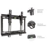 Кронштейн для телевизора Kromax Ideal-6 (чёрный)