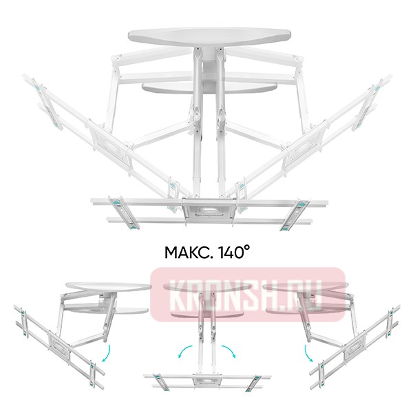 Кронштейн для телевизора Onkron M6L (белый)   