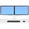 Кронштейн для двух мониторов Ergotron 45-491-216 (белый)