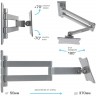 Кронштейн для телевизора Arm-Media LCD-7101 (серебристый)