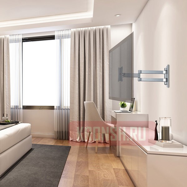 Кронштейн для телевизора Arm-Media LCD-7101 (серебристый)