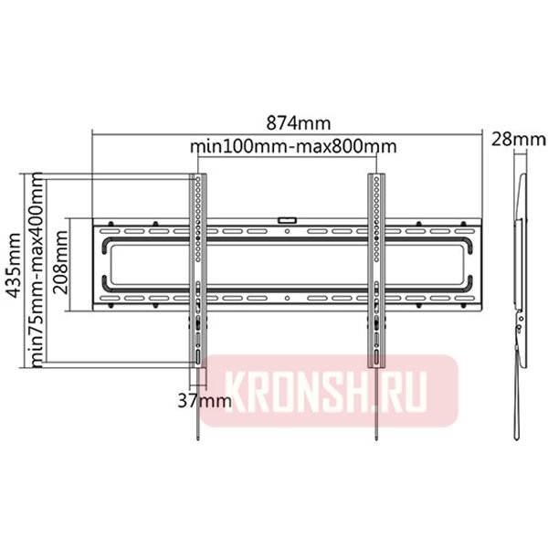 Кронштейн для телевизора iTECHmount PLB-80