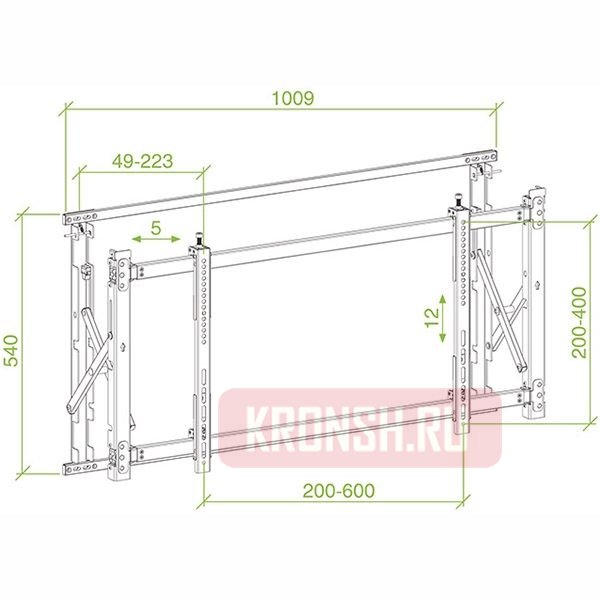Кронштейн ErgoFount BWM-09-46T