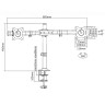 Кронштейн на 2 монитора iTECHmount MBS10-12F 