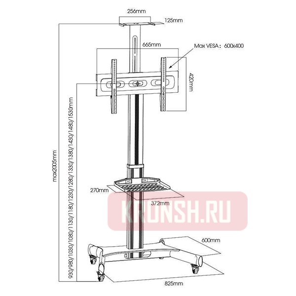 Стенд для телевизора Arm-Media PT-Stand-11