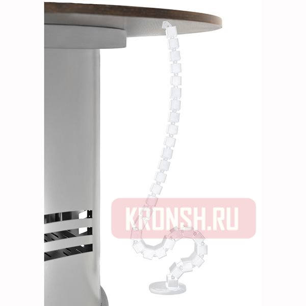 Гибкий кабель-канал ErgoFount CS-13W (белый) 