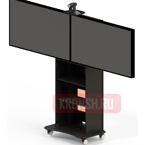 Стенд для двух панелей ARTKRON Techno VKS-8 (чёрный)