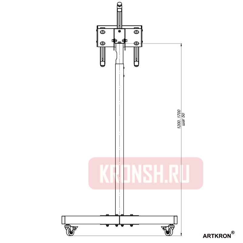 Мобильная трибуна ARTKRON Grandstand TB2