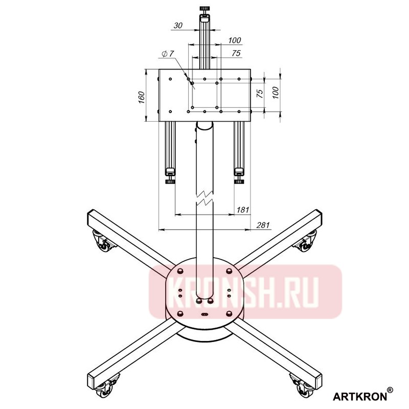 Мобильная трибуна ARTKRON Grandstand TB2
