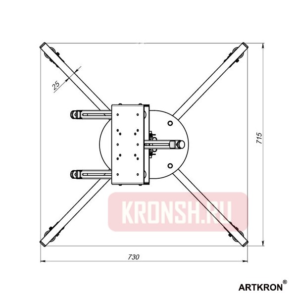 Мобильная трибуна ARTKRON Grandstand TB2
