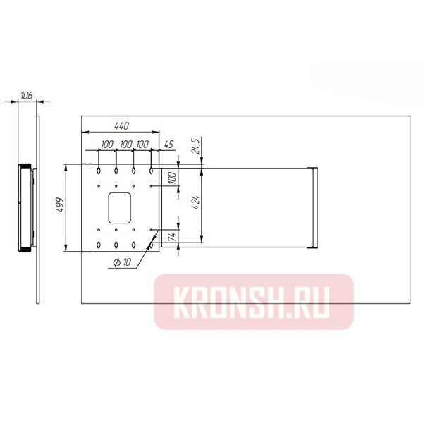 Моторизированный кронштейн ARTKRON TS-52
