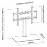 настольный кронштейн для телевизора iTECHmount KFS-1