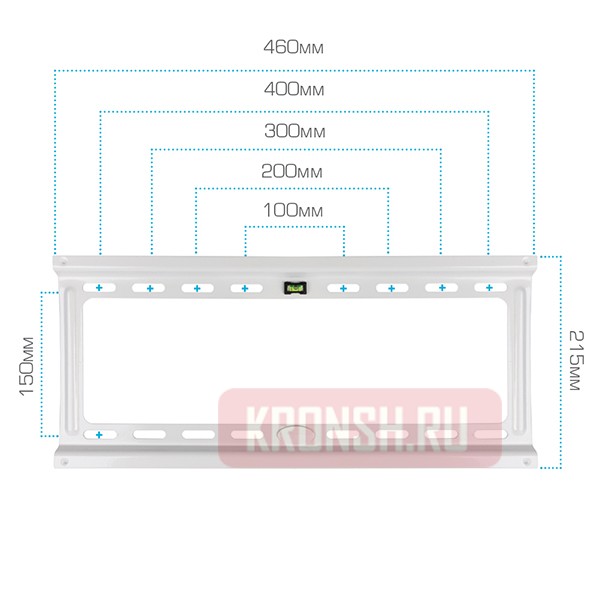 Кронштейн для телевизора Kromax Ideal-3W (белый)