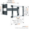 Кронштейн для телевизора Vogels THIN 546  (чёрный) 