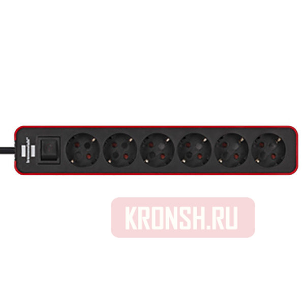Brennenstuhl 6 розеток, 1,5 м, 1153260070
