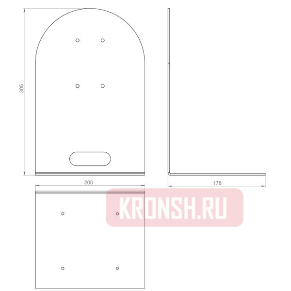 Кронштейн для камер ARTKRON WK-1