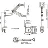 кронштейн для монитора NB H100