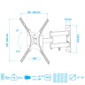 Кронштейн для телевизора Kromax Dix-24