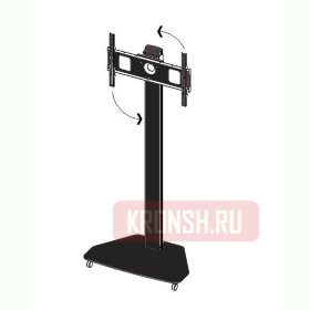 Стойка для телевизора ARTKRON Portrait Turn-90 (чёрная)