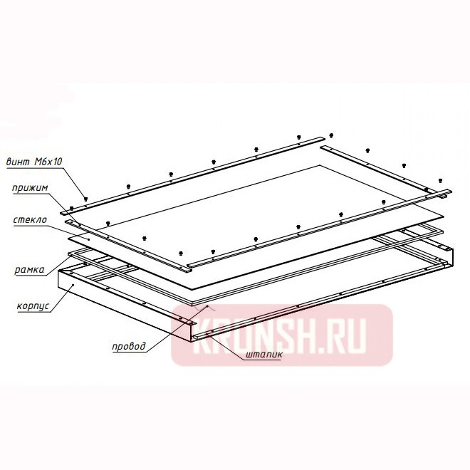 Антивандальная стойка для телевизоров