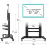 Мобильный стенд Onkron TS2811 (чёрный) 
