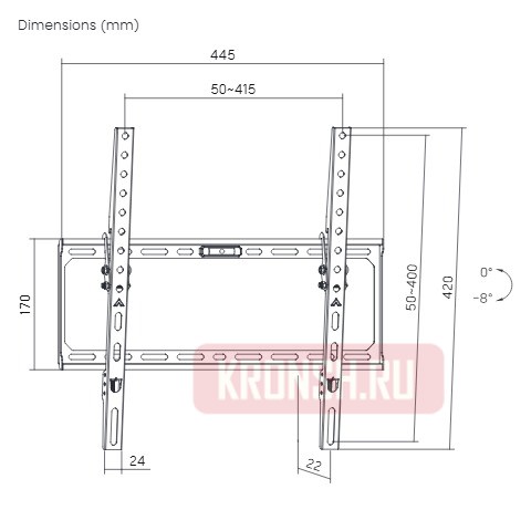 Кронштейн для телевизора Ultramounts UM848