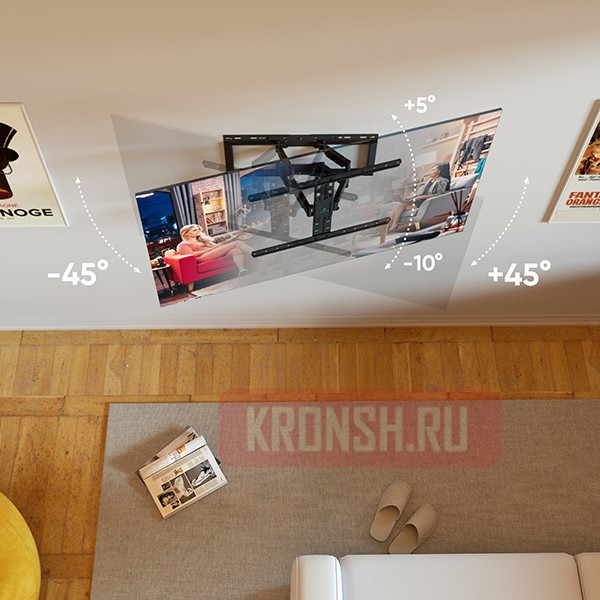 Кронштейн для телевизора Onkron SM6L (чёрный)