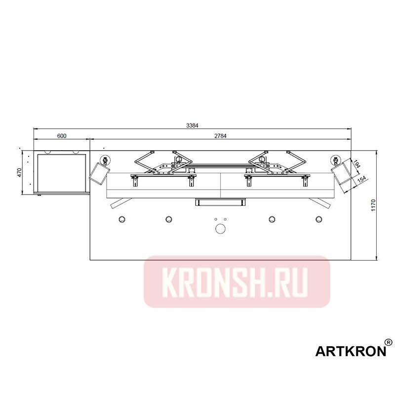 Рабочее место, стол оператора Winner 35278