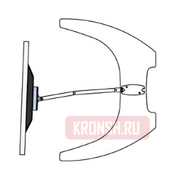 Стойка для 2-х мониторов ARTKRON Vertical ST-222 