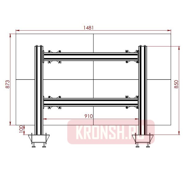 кронштейн для мониторов ALG 421ST